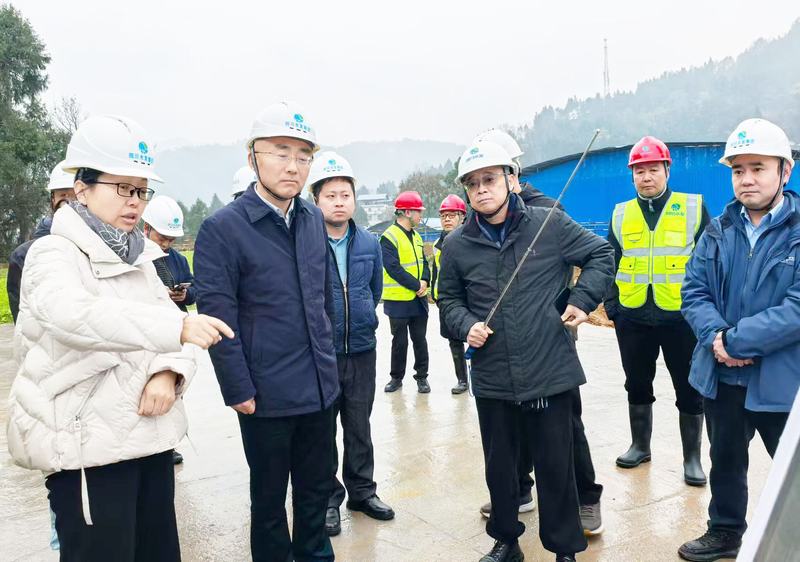 曹斌赴亭子口灌區(qū)I期構溪河渡槽工程調研